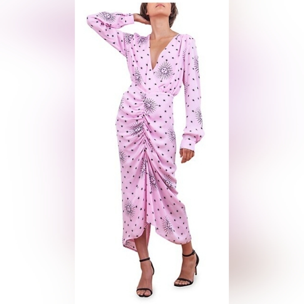 Brigitte Herskind Aria Dress In Pink Sun Print, VGUC, Size 6